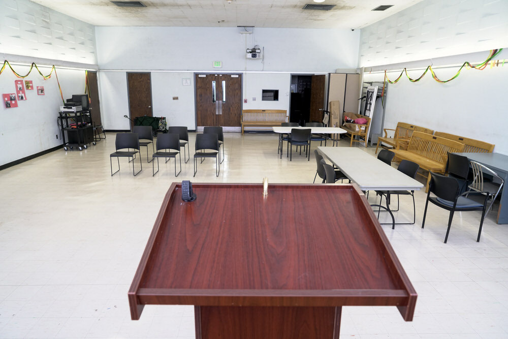Herring Run meeting room - point of view from the speaker's podium